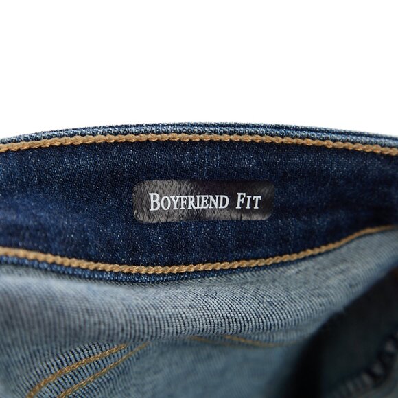 Judy Blue Jeans High Rise Boyfriend Fit Distressed Dark Wash Women's 27 - Picture 6 of 7